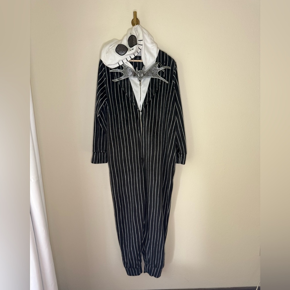 Jack Skellington Onesie Pajamas Halloween Costume size 2XL